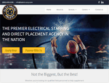 Tablet Screenshot of electricaltalent.com